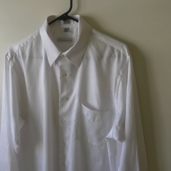 Geoffrey Beene Mens Dress Shirt Large 16 32/33 - Picture 1 of 7